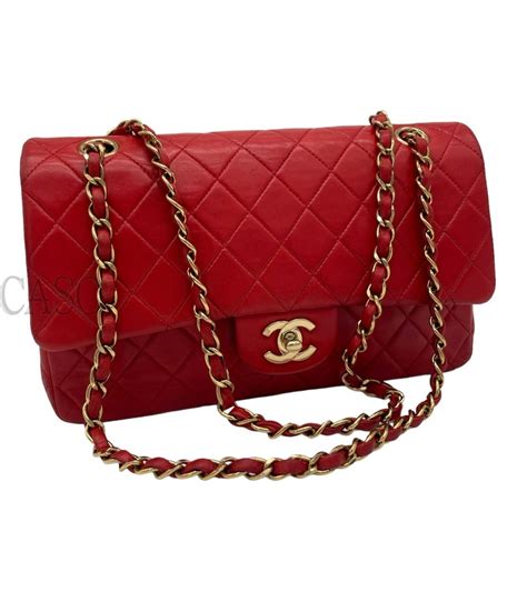 borsa piccola con catena chanel rossa|Chanel borse italia.